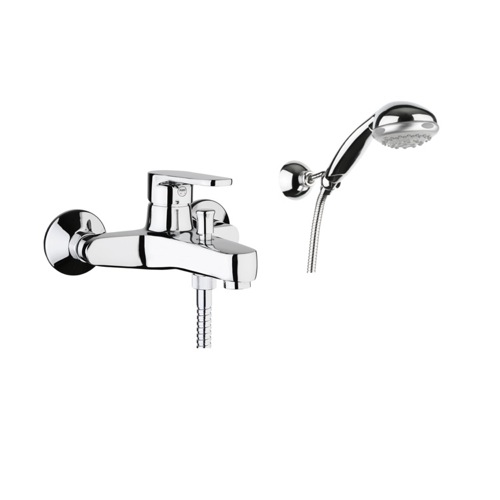 Shower Kit, Fiore 75CR6500, Polished Chrome Bath Mixer With Shower Set 75CR6500